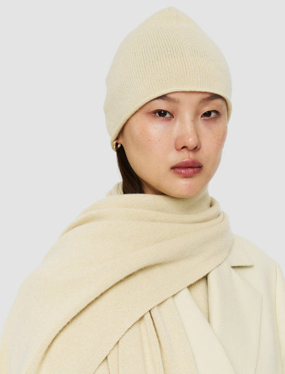 JOSEPH Fashion Women Pure Cashmere Hat Pale Olive