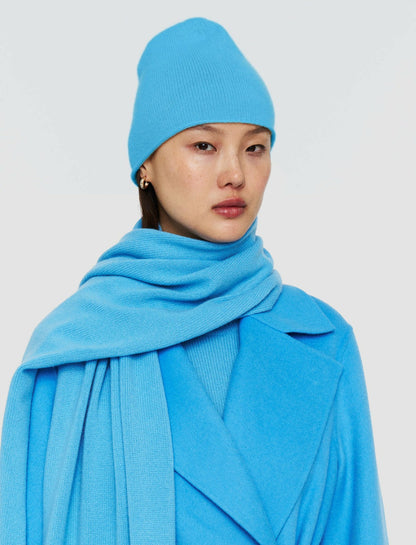 JOSEPH Fashion Women Pure Cashmere Hat Dark Arctic