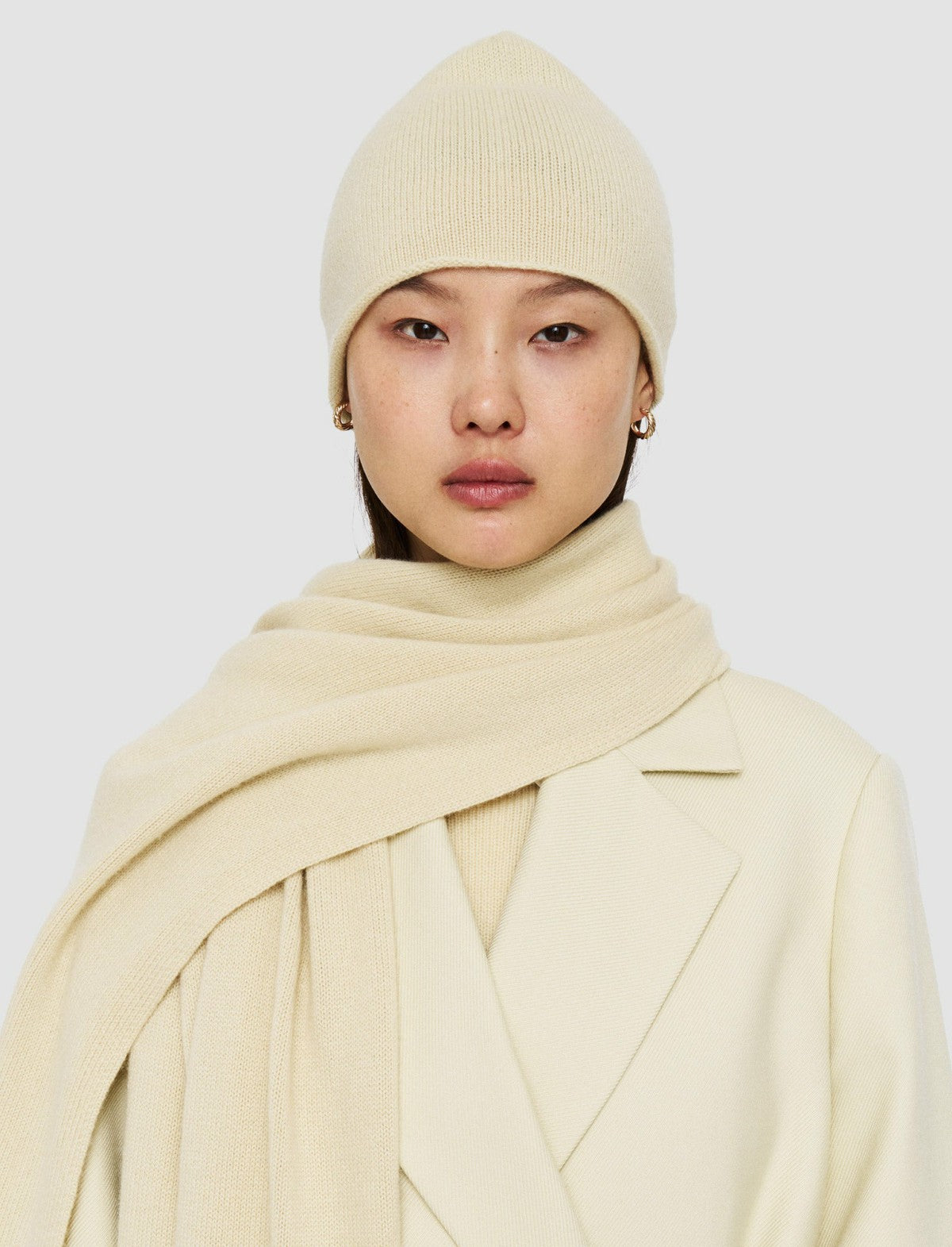 JOSEPH Fashion Women Pure Cashmere Scarf Pale Olive