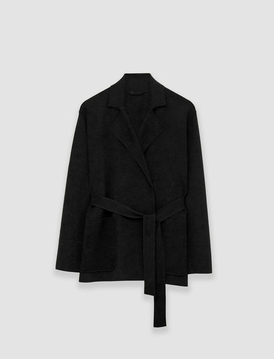JOSEPH Fashion Women Silk Stretch Jacket Black