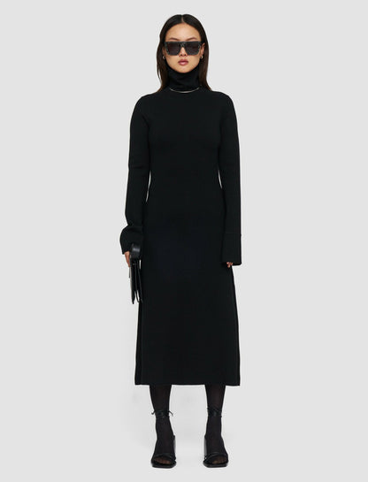 JOSEPH Fashion Women Silk Stretch Dress Black