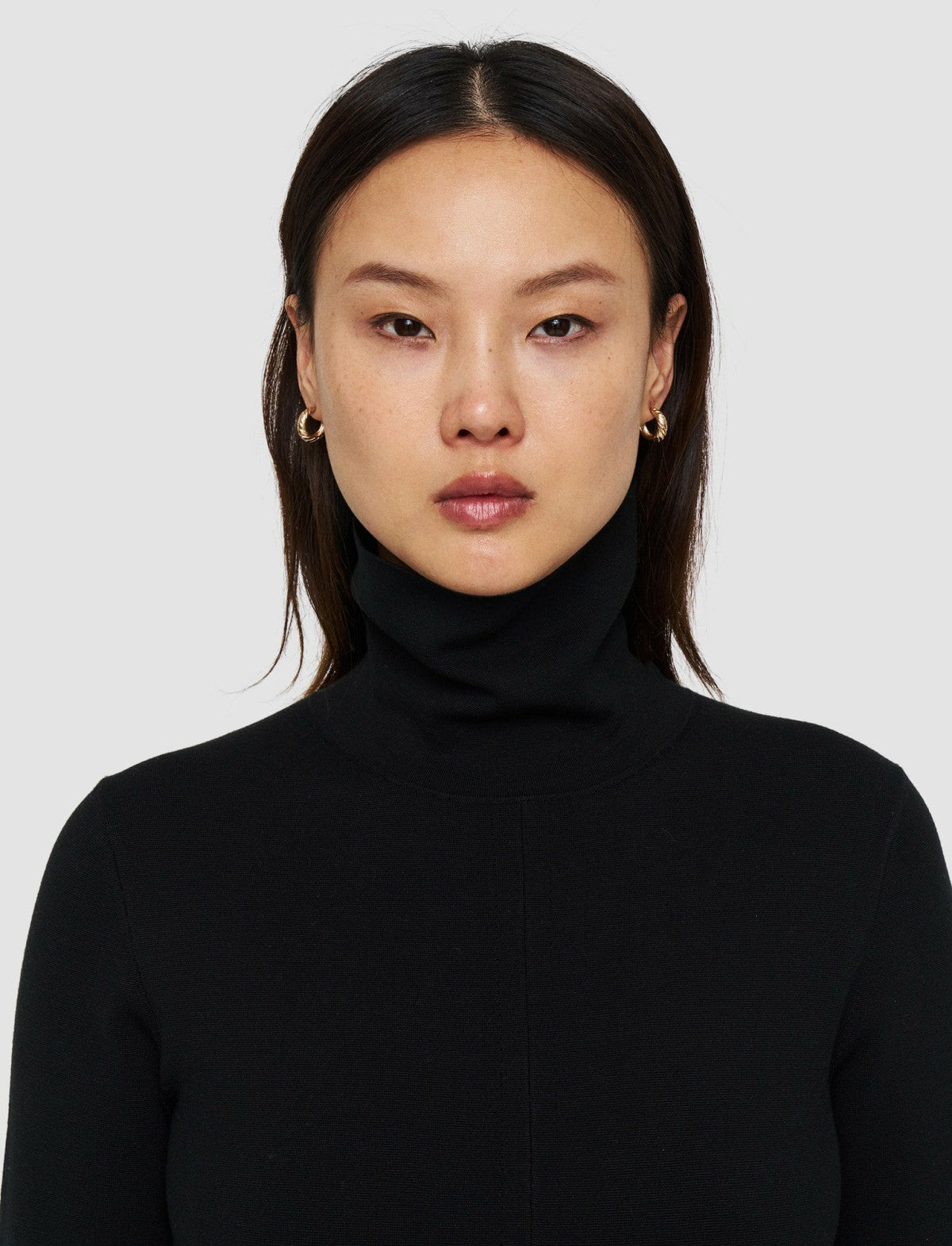 JOSEPH Fashion Women Silk Stretch Dress Black