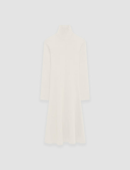 JOSEPH Fashion Women Silk Stretch Dress Ivory
