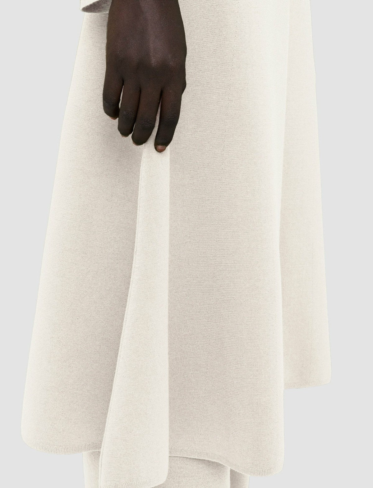 JOSEPH Fashion Women Silk Stretch Dress Ivory