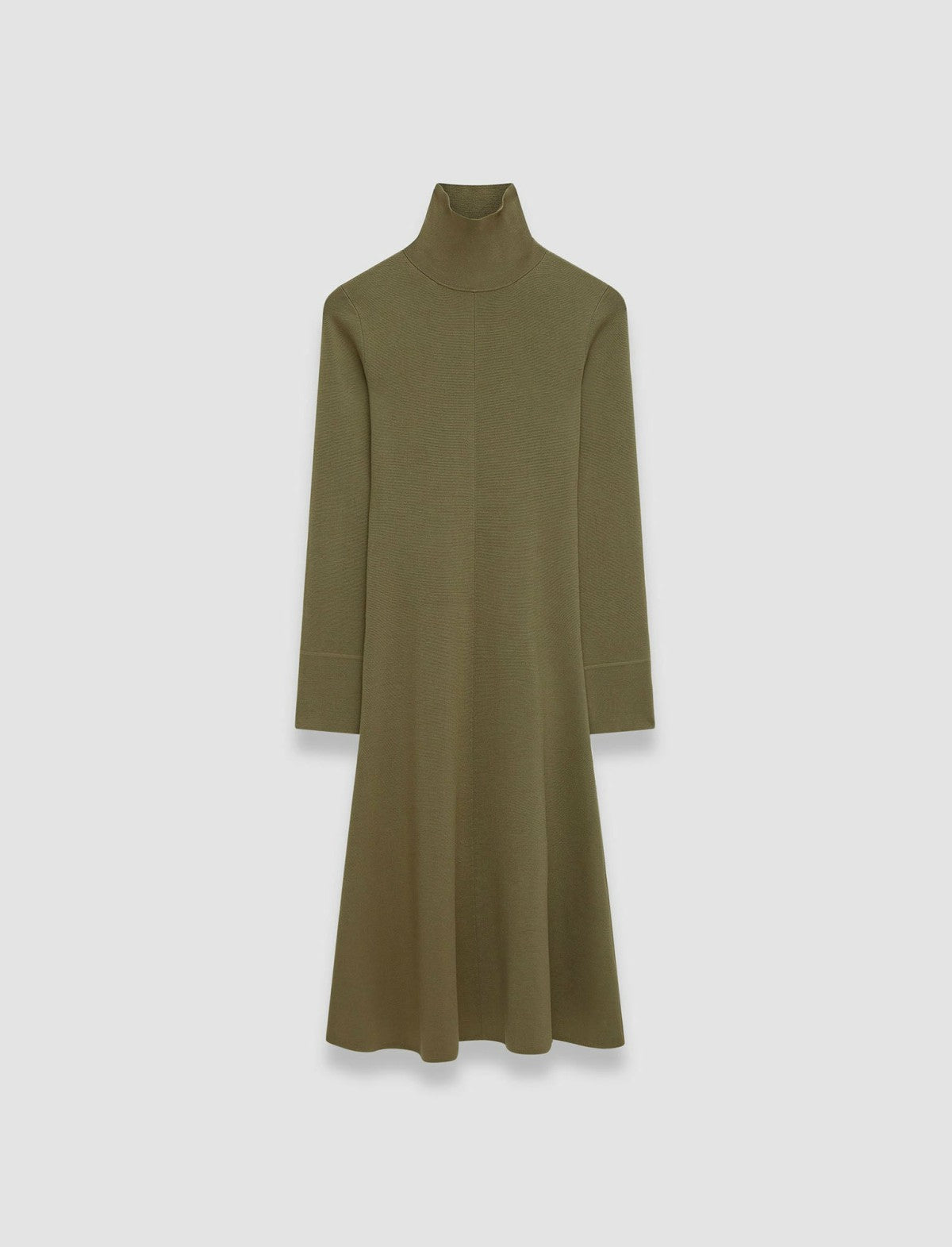 JOSEPH Fashion Women Silk Stretch Dress Dark Olive