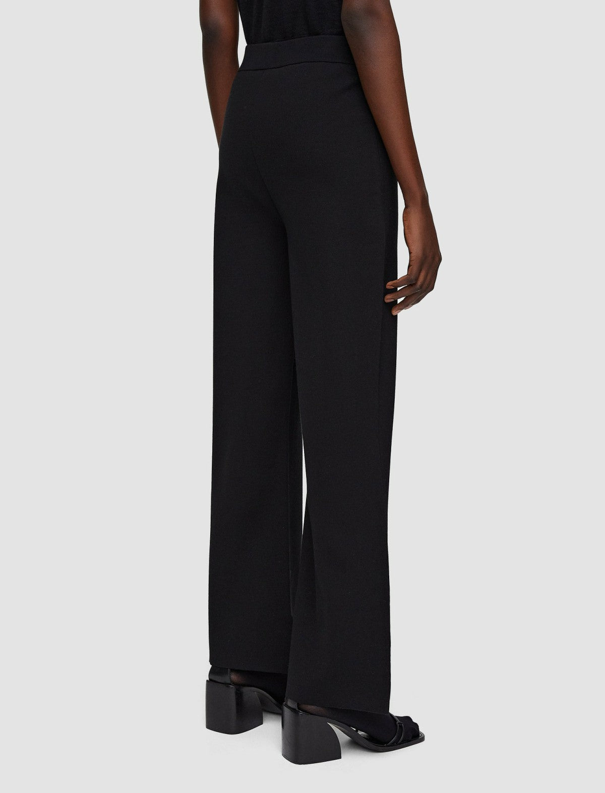 JOSEPH Fashion Women Silk Stretch Trousers Black