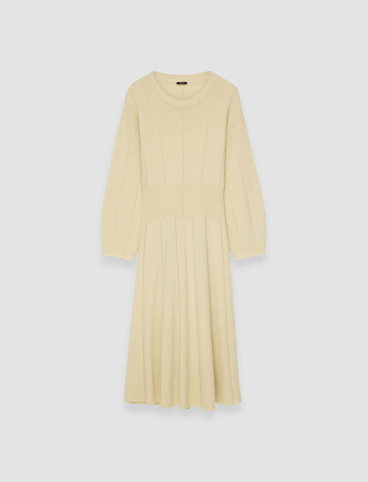 JOSEPH Fashion Women Soft Wool Dress Pale Olive