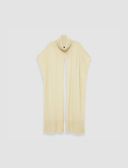 JOSEPH Fashion Women Soft Wool Poncho Pale Olive