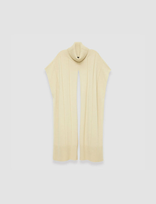 JOSEPH Fashion Women Soft Wool Poncho Pale Olive
