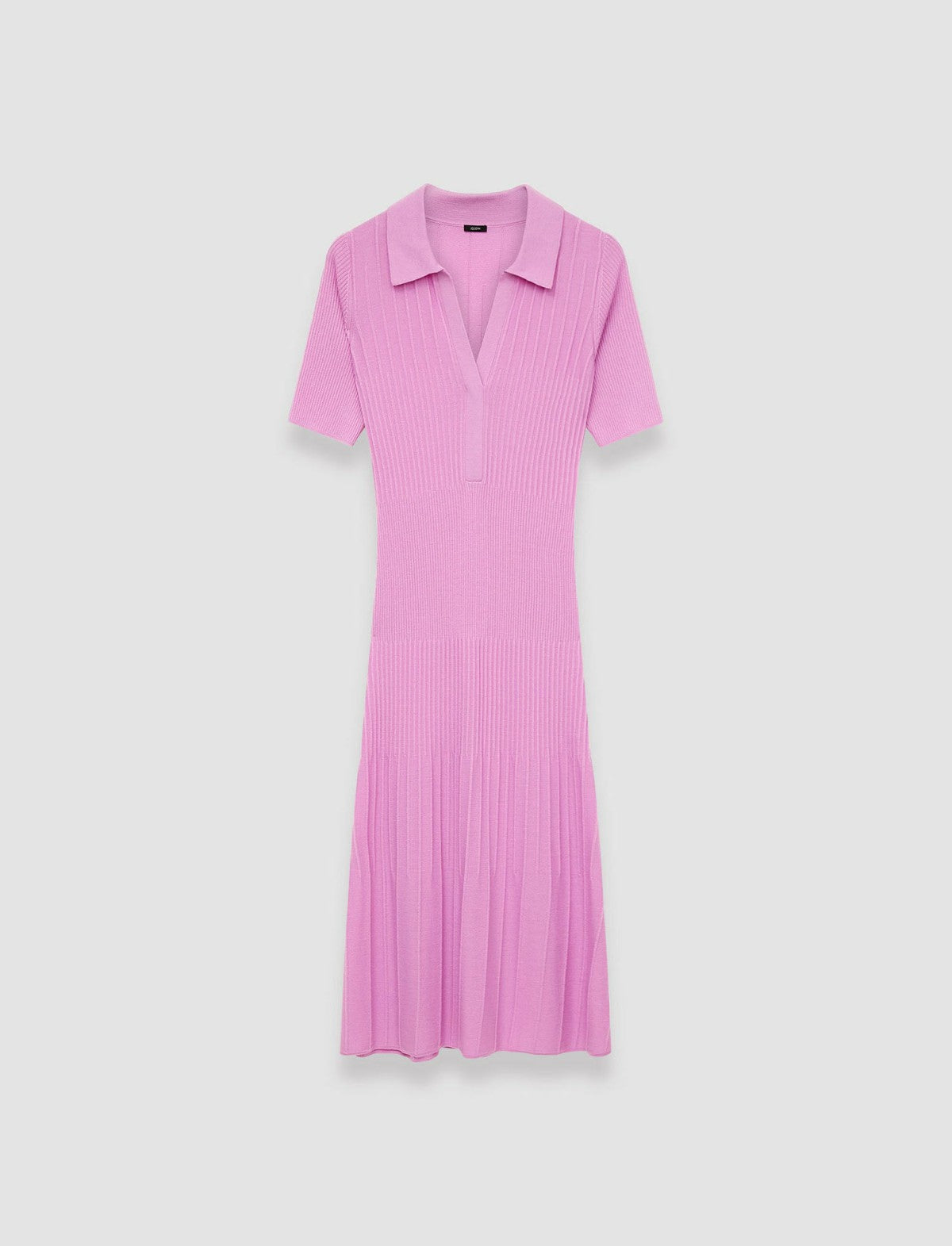 JOSEPH Fashion Women Fine Merino Rib Dress Begonia Pink