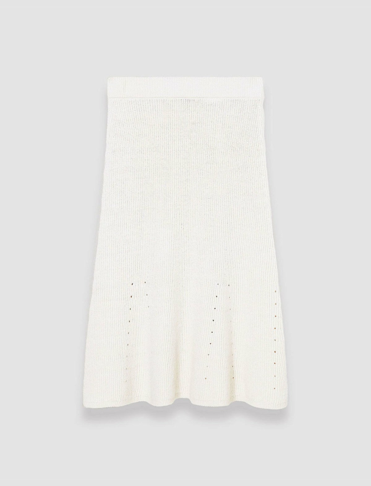 JOSEPH Fashion Women Linen Cotton Knitted Skirt Ivory