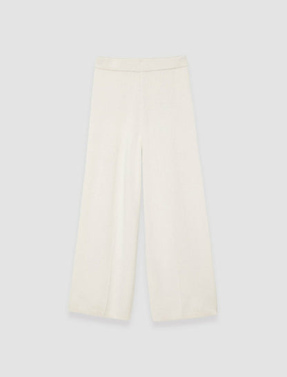 JOSEPH Fashion Women Silk Cashmere Culottes Oyster White
