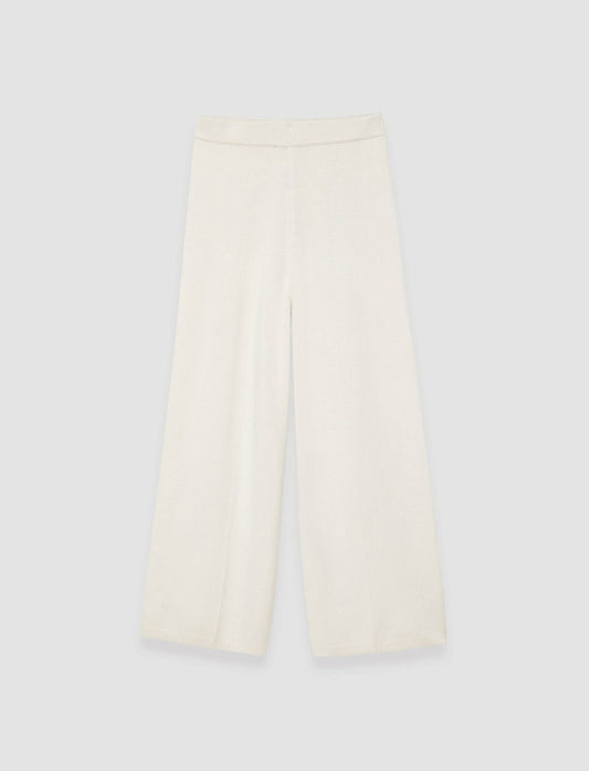 JOSEPH Fashion Women Silk Cashmere Culottes Oyster White