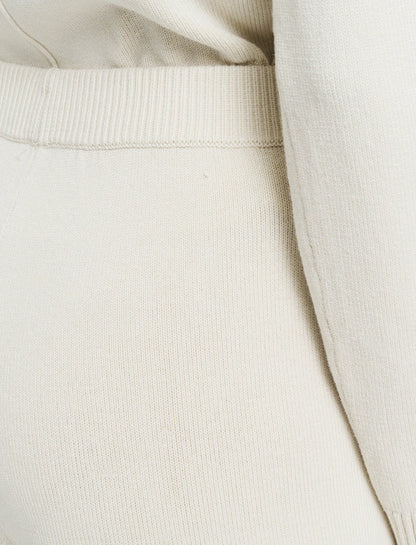JOSEPH Fashion Women Silk Cashmere Culottes Oyster White