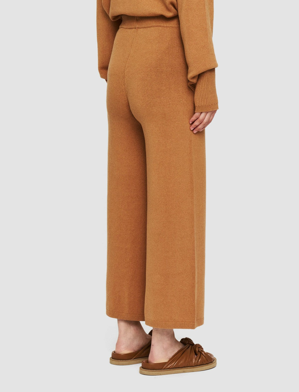 JOSEPH Fashion Women Silk Cashmere Culottes Clay
