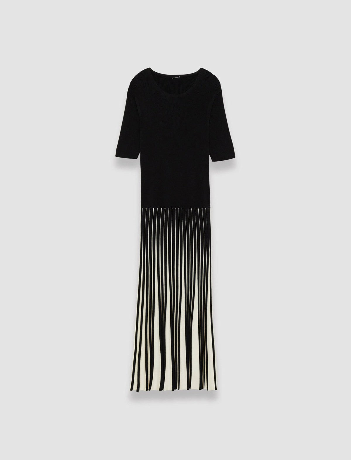 JOSEPH Fashion Women Stripes Dress Oyster White/ Black