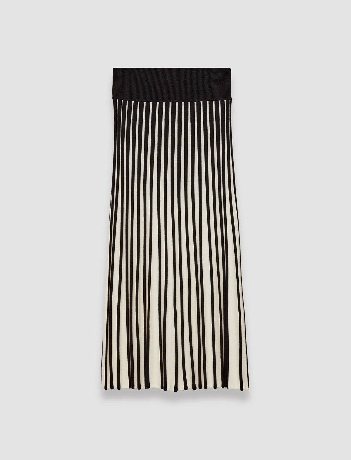 JOSEPH Fashion Women Stripes Skirt Oyster White/ Black