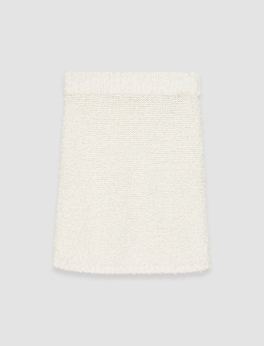 JOSEPH Fashion Women Textured Knit Skirt Ivory
