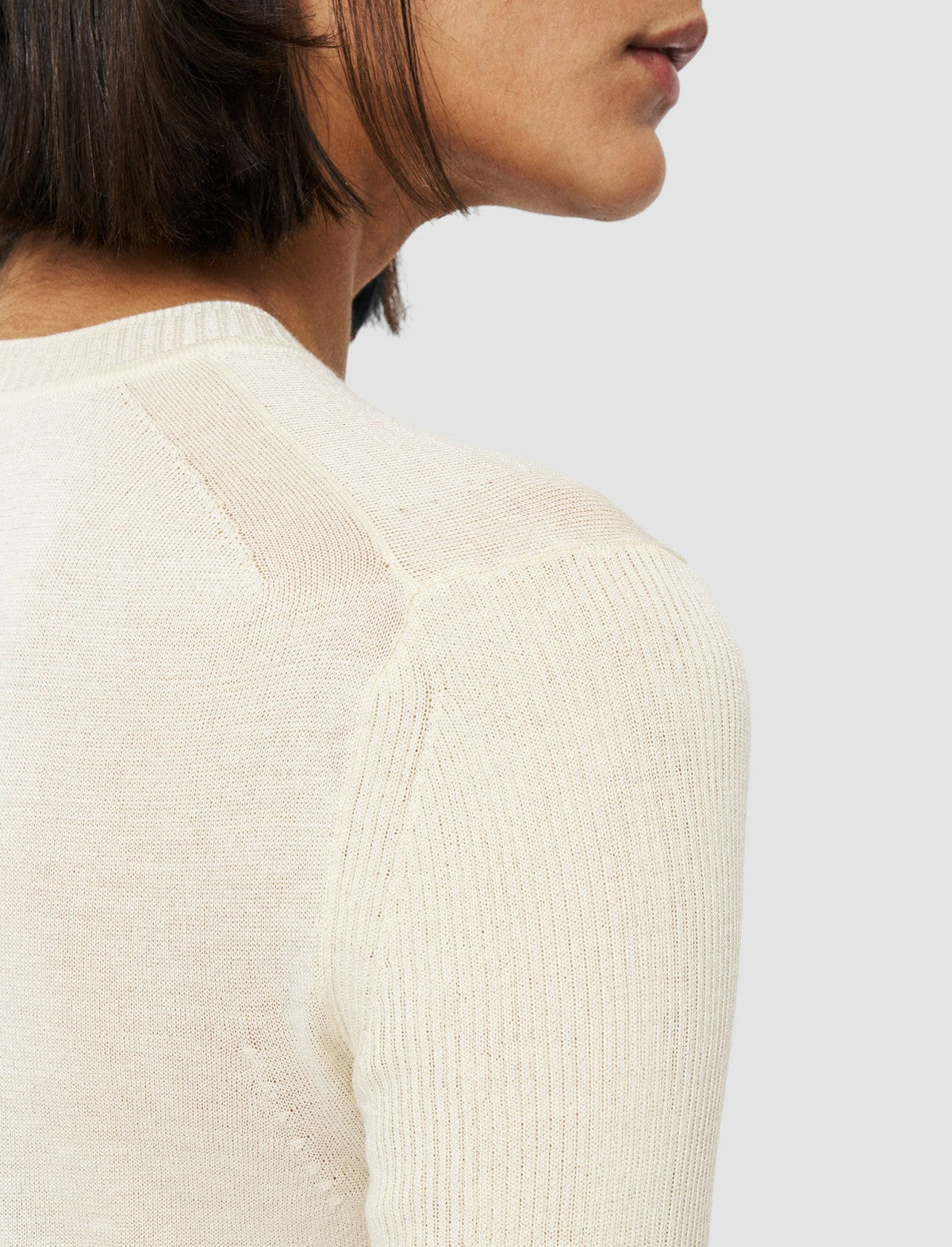 JOSEPH Fashion Women Refined Cotton Silk Top Papyrus