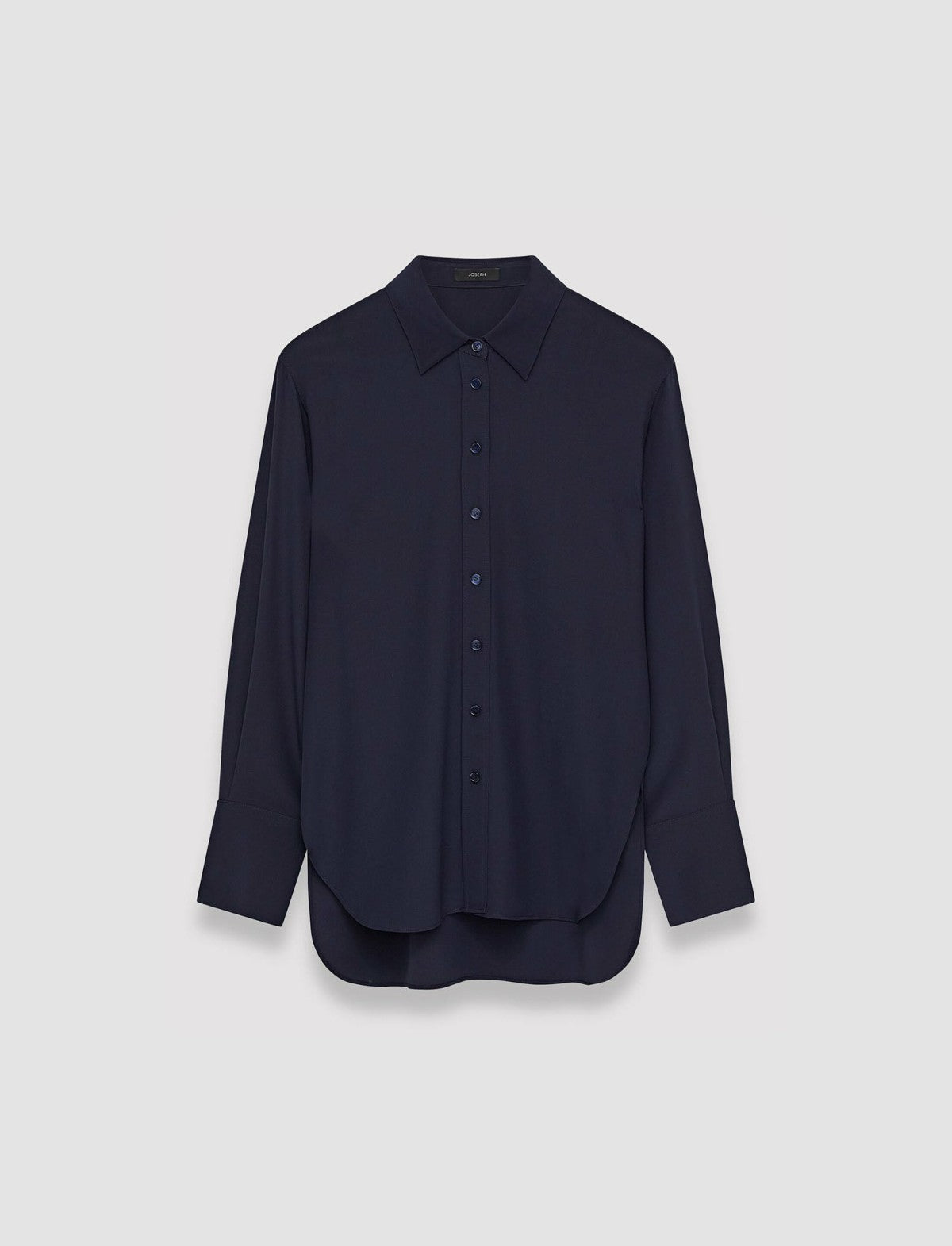 JOSEPH Fashion Women Joe Silk Crepe de Chine Blouse Navy