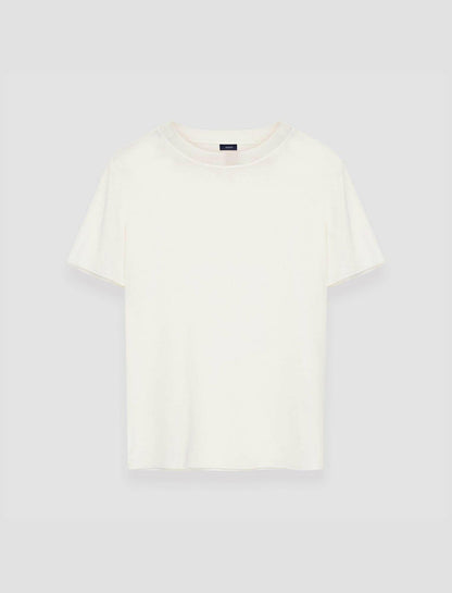 JOSEPH Fashion Women Rubin Crepe de Soie Silk Blouse Ivory