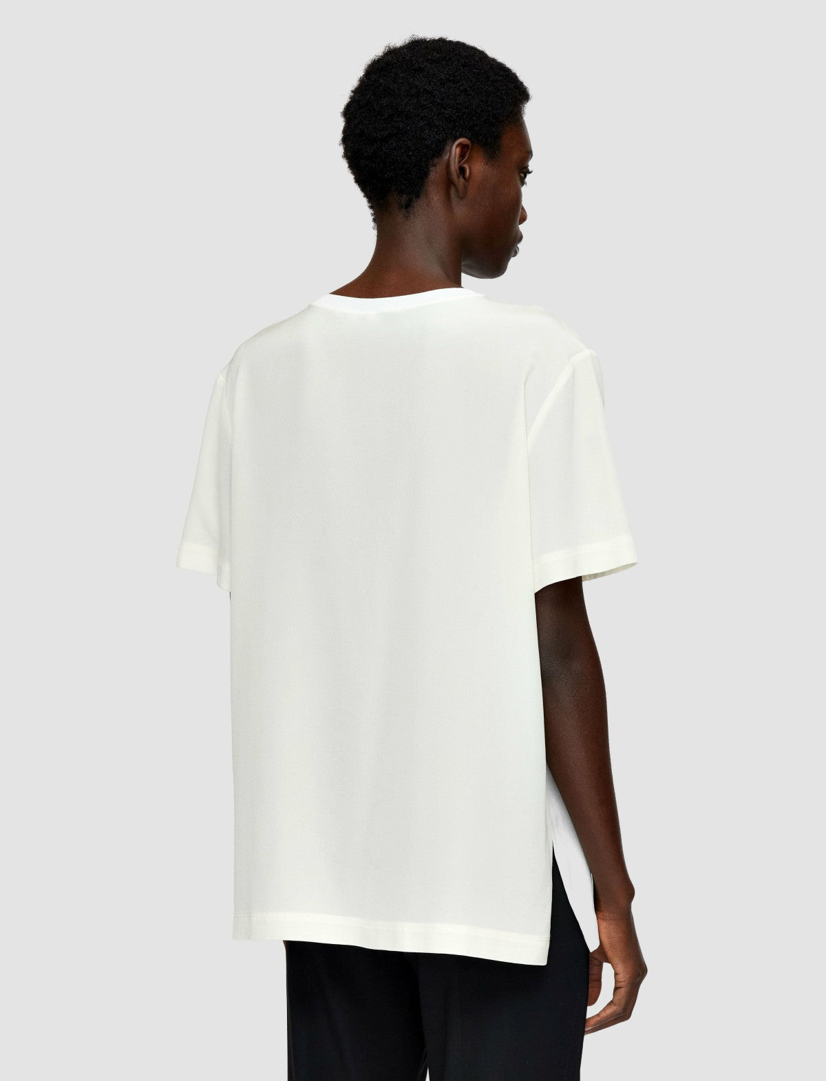 JOSEPH Fashion Women Rubin Crepe de Soie Silk Blouse Ivory
