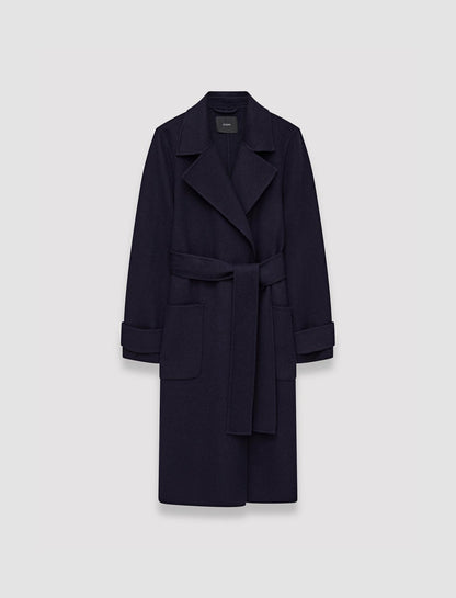JOSEPH Fashion Women Arline Double Face Cashmere Coat Navy