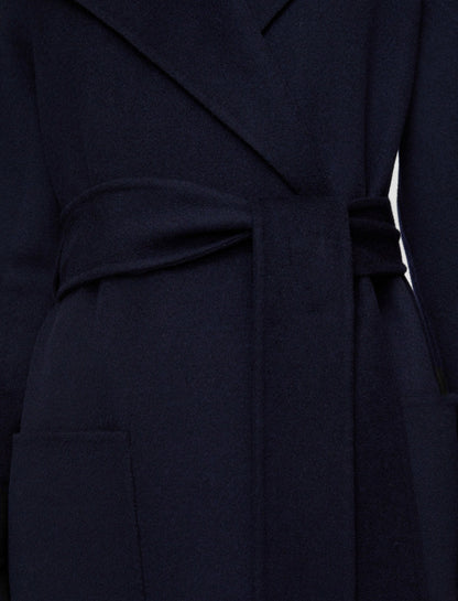 JOSEPH Fashion Women Arline Double Face Cashmere Coat Navy