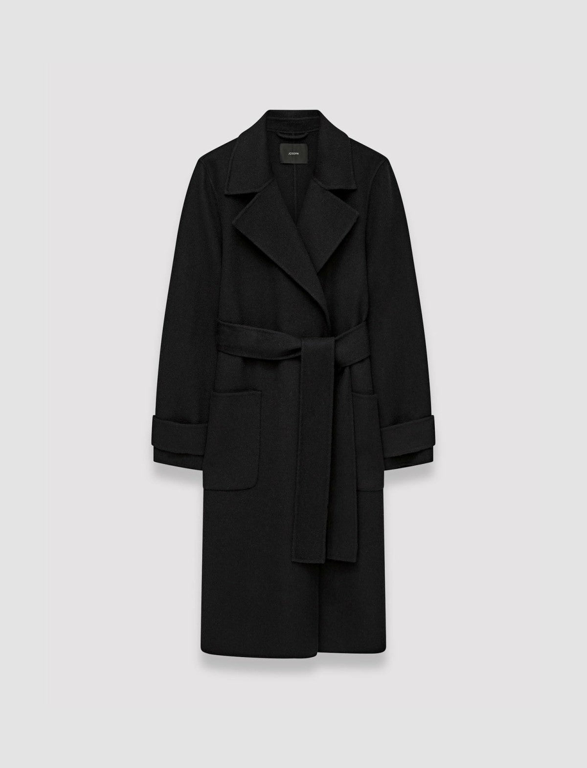 JOSEPH Fashion Women Arline Double Face Cashmere Coat Black