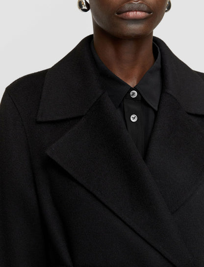 JOSEPH Fashion Women Arline Double Face Cashmere Coat Black