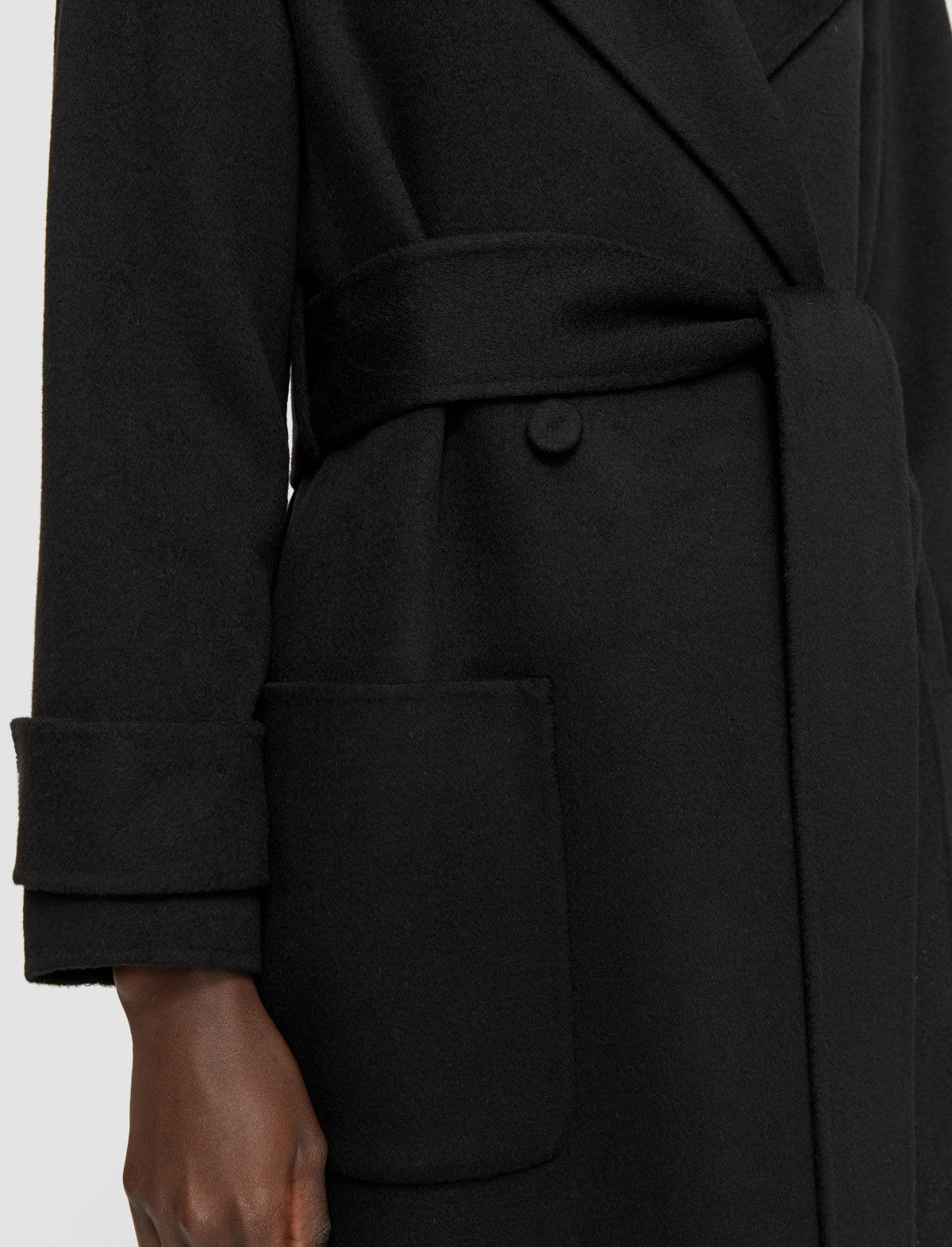 JOSEPH Fashion Women Arline Double Face Cashmere Coat Black