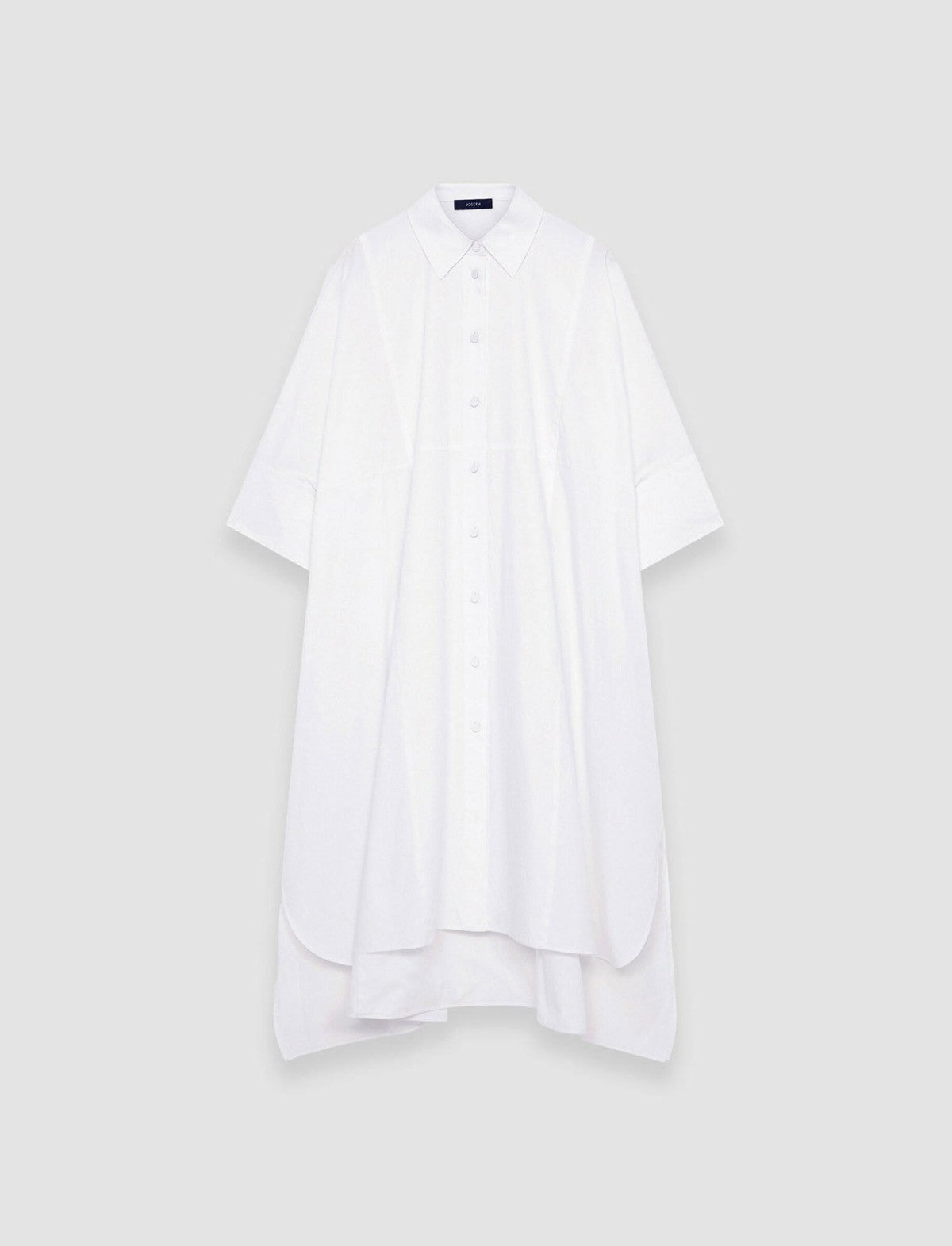 JOSEPH Fashion Women Dania Poplin Dress White