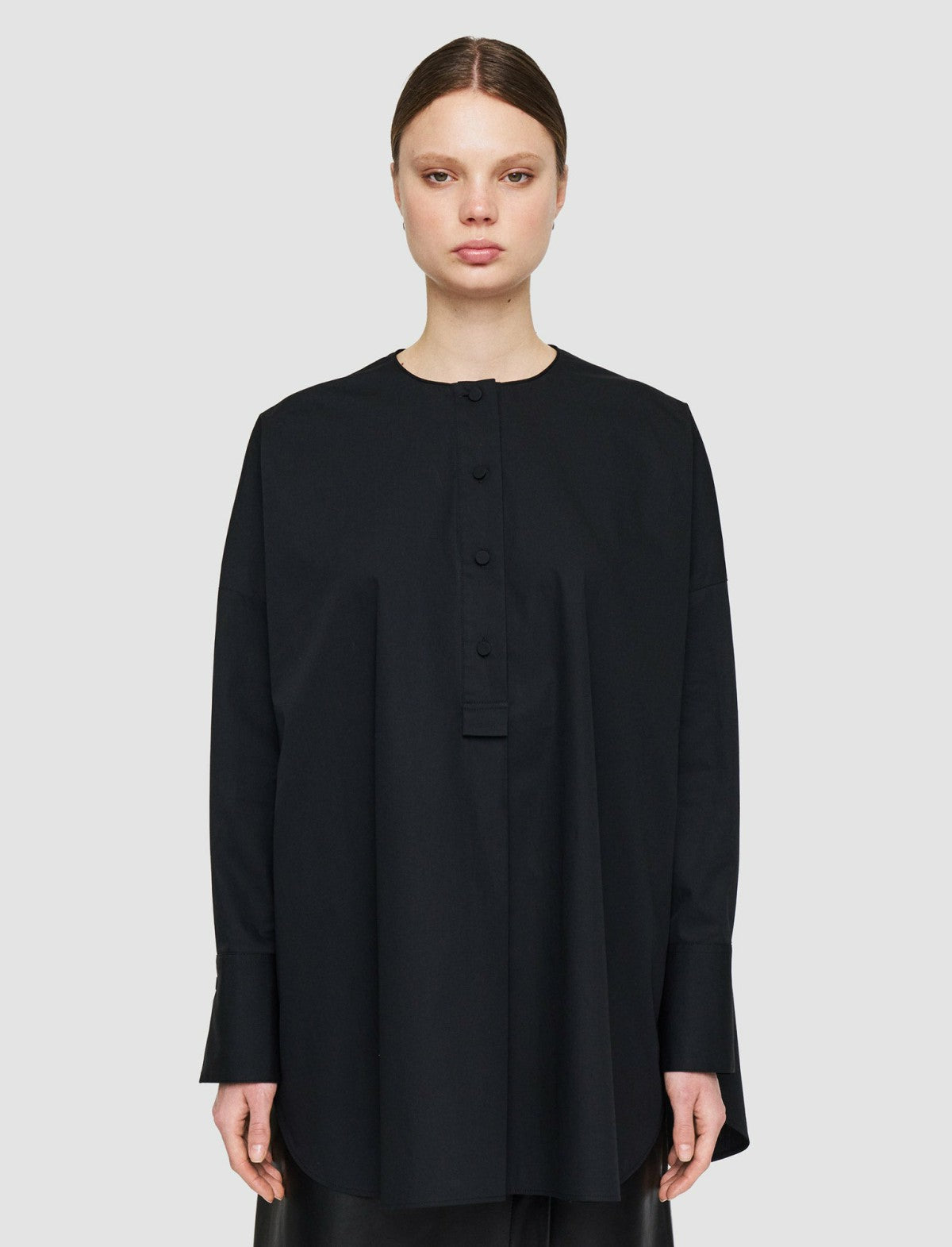 JOSEPH Fashion Women Poplin Botha Blouse Black