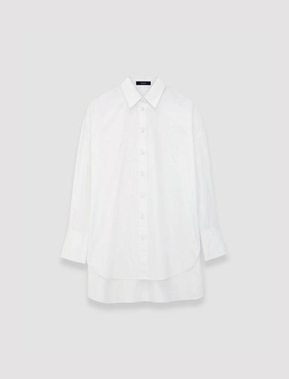 JOSEPH Fashion Women Poplin Berton Blouse White