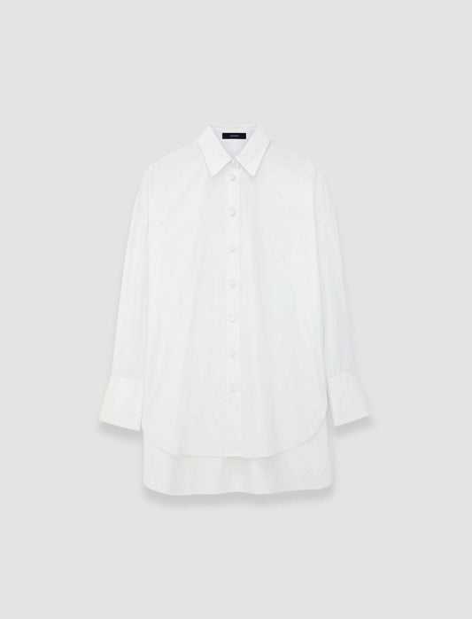 JOSEPH Fashion Women Poplin Berton Blouse White