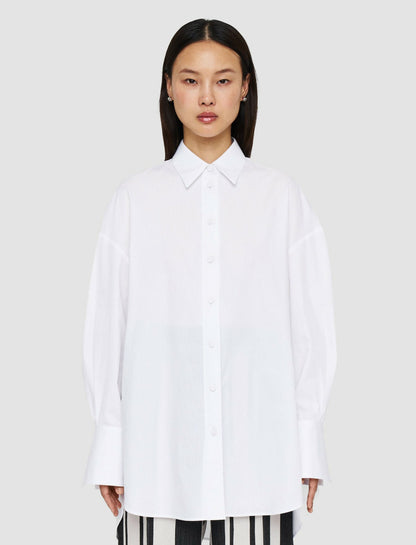JOSEPH Fashion Women Poplin Berton Blouse White