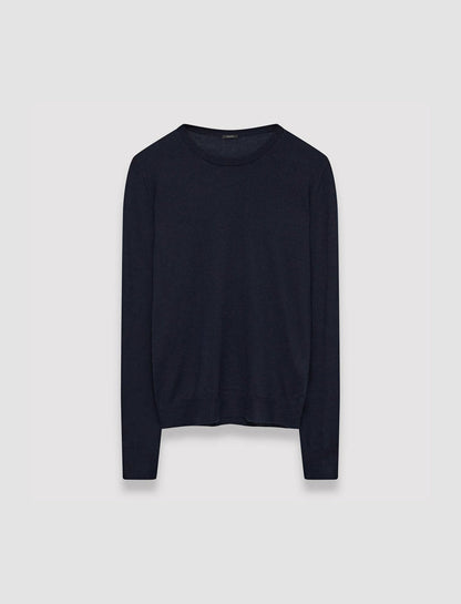 JOSEPH Fashion Women Cashair Round Neck Jumper Navy