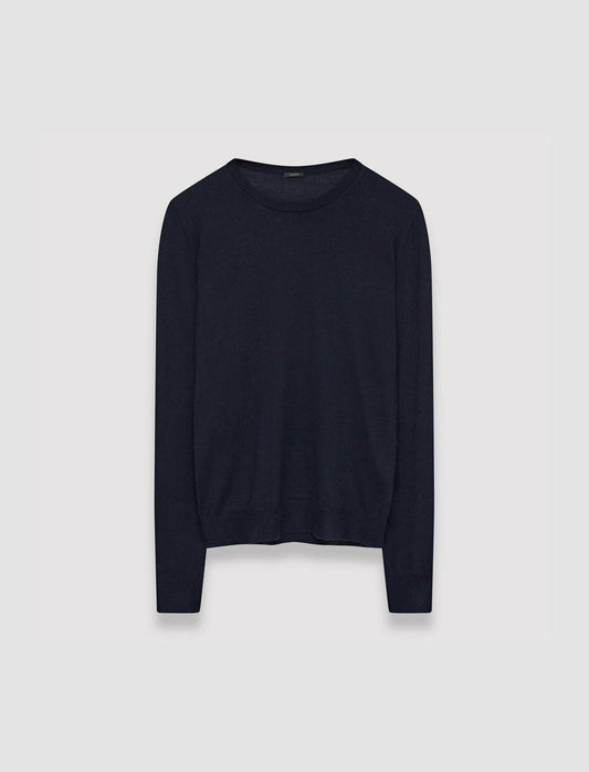JOSEPH Fashion Women Cashair Round Neck Jumper Navy