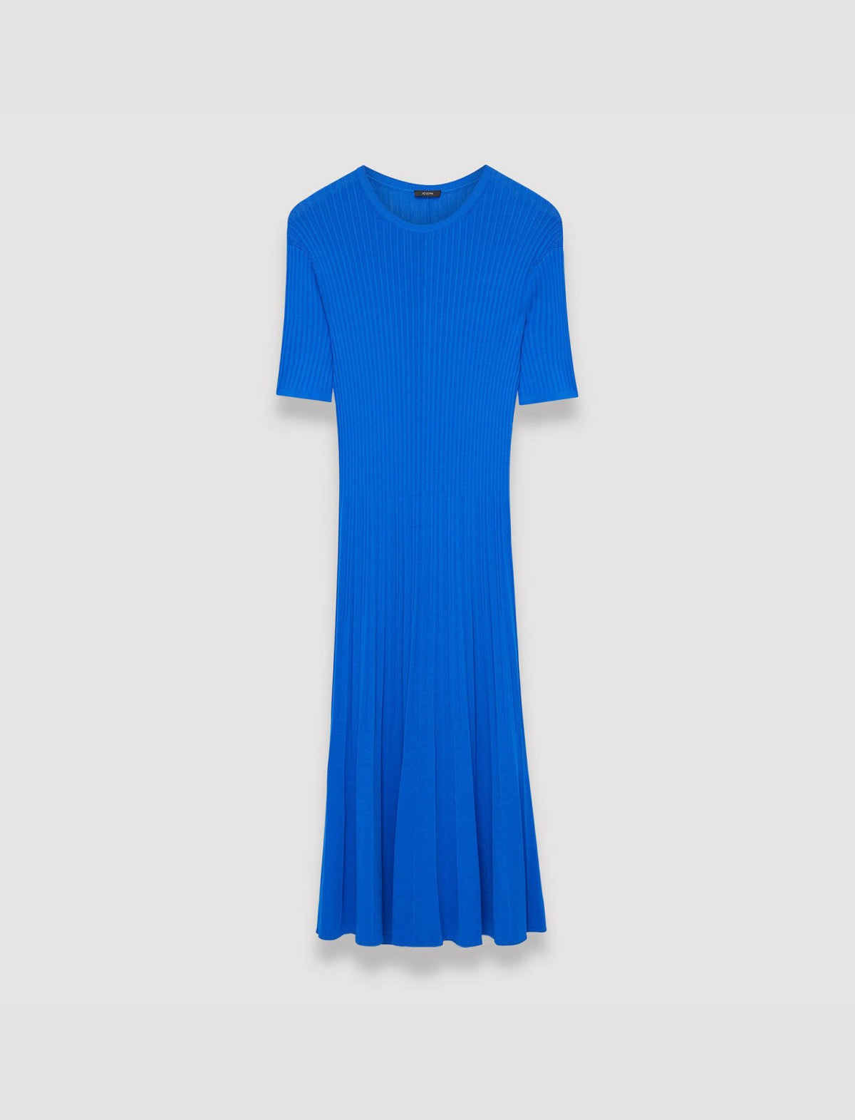 JOSEPH Fashion Women Viscose Rib Knit Dress Ultramarine