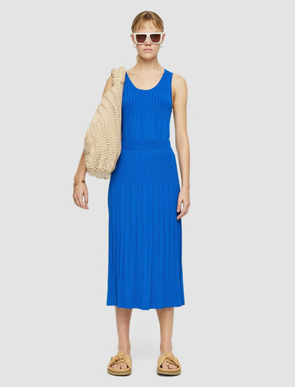 JOSEPH Fashion Women Viscose Rib Knit Skirt Ultramarine