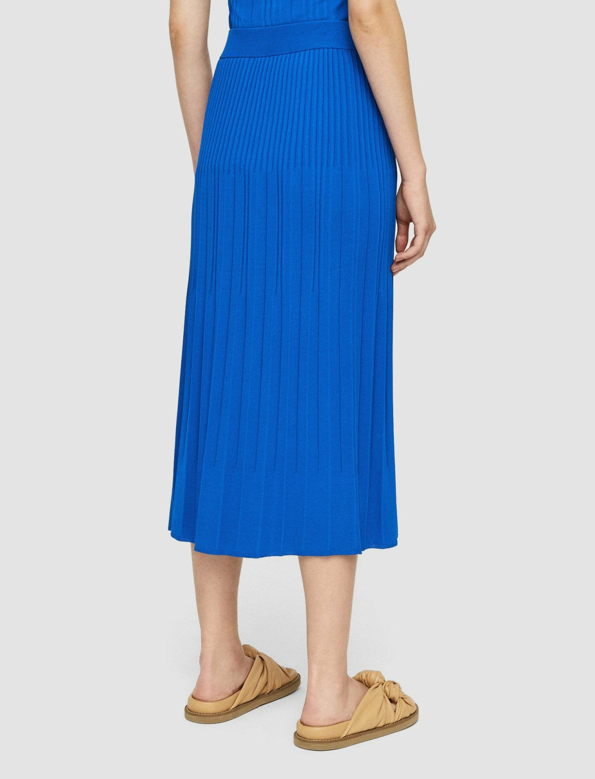 JOSEPH Fashion Women Viscose Rib Knit Skirt Ultramarine