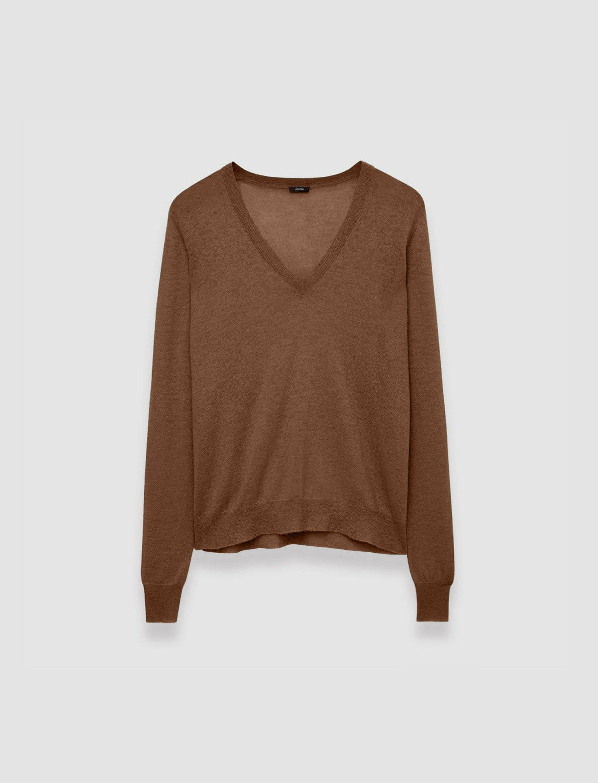 JOSEPH Fashion Women Cashair V Neck Jumper Arabica