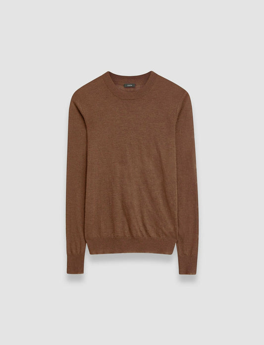 JOSEPH Fashion Women Cashair Round Neck Jumper Arabica