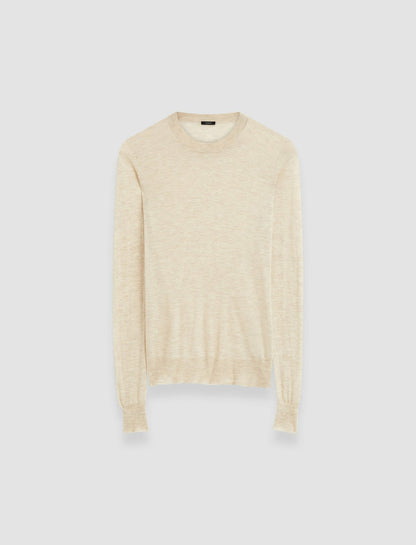JOSEPH Fashion Women Cashair Round Neck Jumper Oat Melange