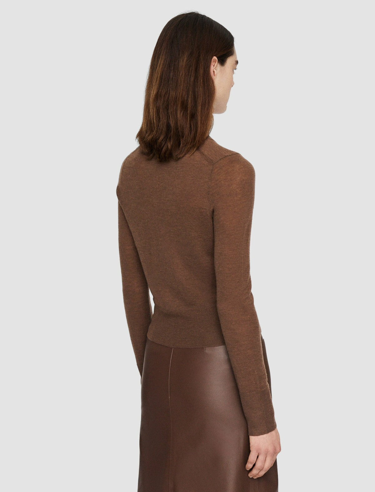 JOSEPH Fashion Women Cashair Cardigan Arabica