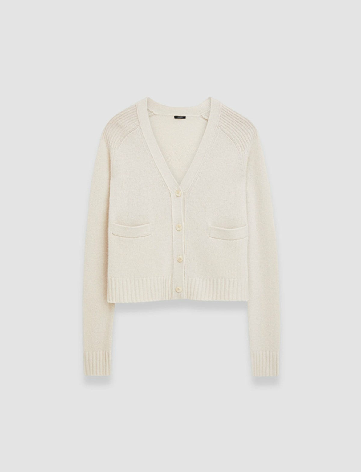 JOSEPH Fashion Women Open Cashmere Cardigan Oat