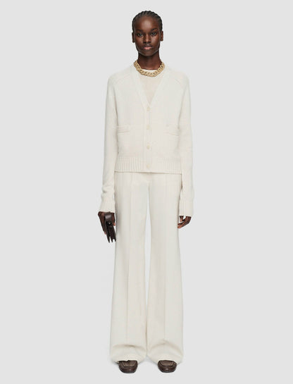 JOSEPH Fashion Women Open Cashmere Cardigan Oat