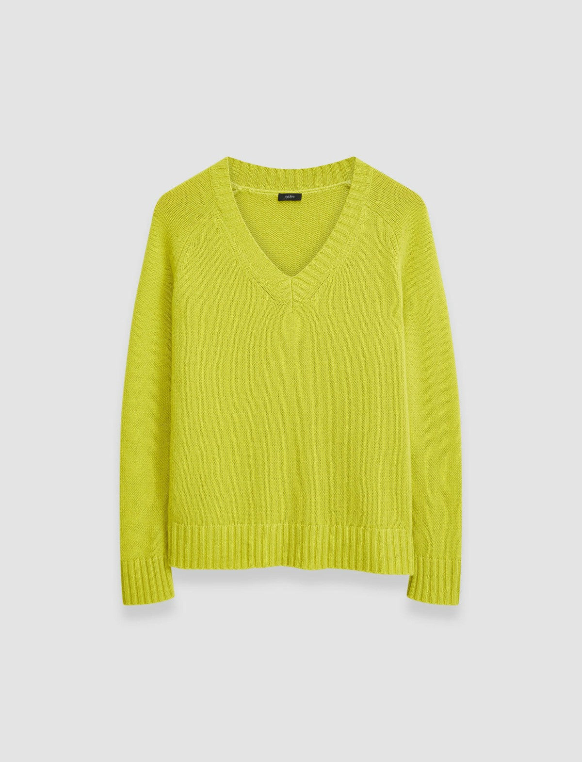 JOSEPH Fashion Women Open Cashmere V Neck Jumper Ginkgo