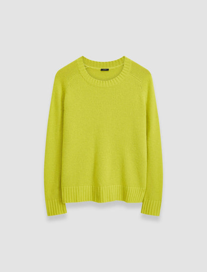 JOSEPH Fashion Women Open Cashmere Round Neck Jumper Ginkgo