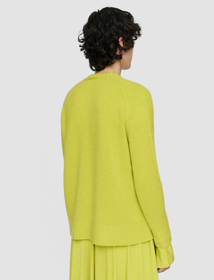 JOSEPH Fashion Women Open Cashmere Round Neck Jumper Ginkgo